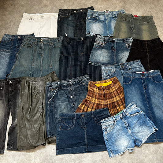 Vintage & Y2K Női Szoknya, Rövidnadrág - A - 17DB #146