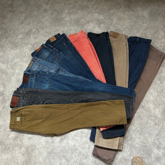 Márkás Férfi Nadrág - MIX - 11DB #156