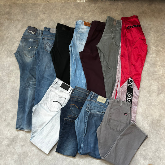 Márkás Férfi Nadrág - MIX - 11DB #157