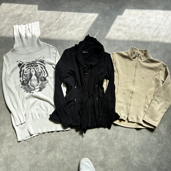 VINTAGE & Y2K UNBRANDED PULÓVEREK - MIX - 10DB