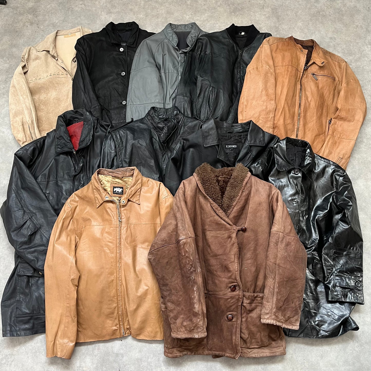 Férfi Bőrkabát - MIX - 11DB #151