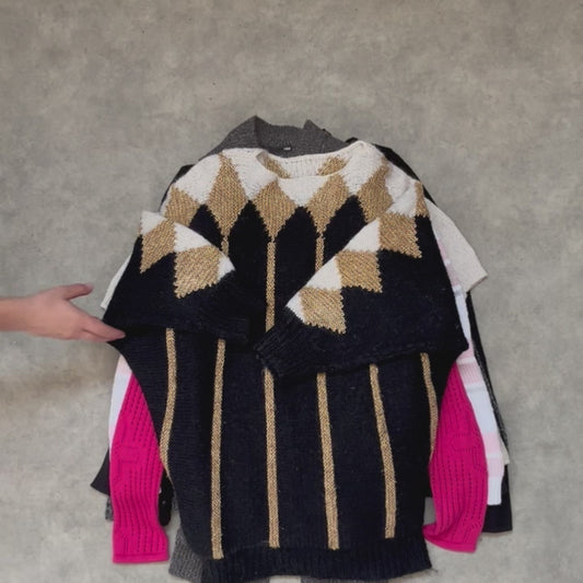 NŐI KÖTÖTT PULÓVER ("A" MINŐSÉG) 15DB #123